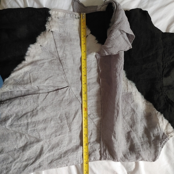 Luna Luz Linen Lagenlook Tie Dye Dress Size S - Picture 12 of 14